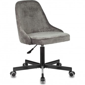 Кресло БЮРОКРАТ CH-340M Velvet 17 серое Кресло БЮРОКРАТ CH-340M Velvet 17 серое