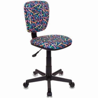 Кресло детское БЮРОКРАТ CH-204NX синее/карандаши Кресло детское БЮРОКРАТ CH-204NX синее/карандаши