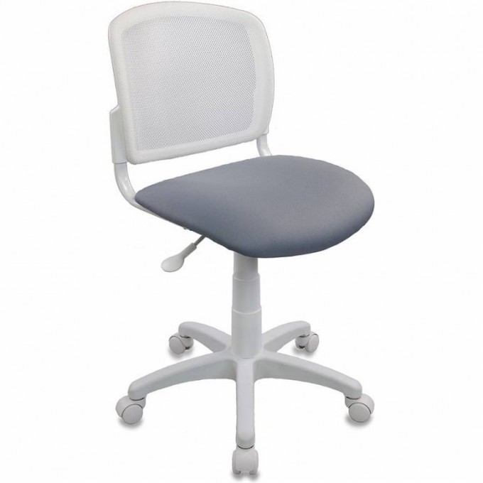 Кресло детское БЮРОКРАТ CH-W296NX белое/серое CH-W296NX/15-48 Кресло детское БЮРОКРАТ CH-W296NX белое/серое CH-W296NX/15-48