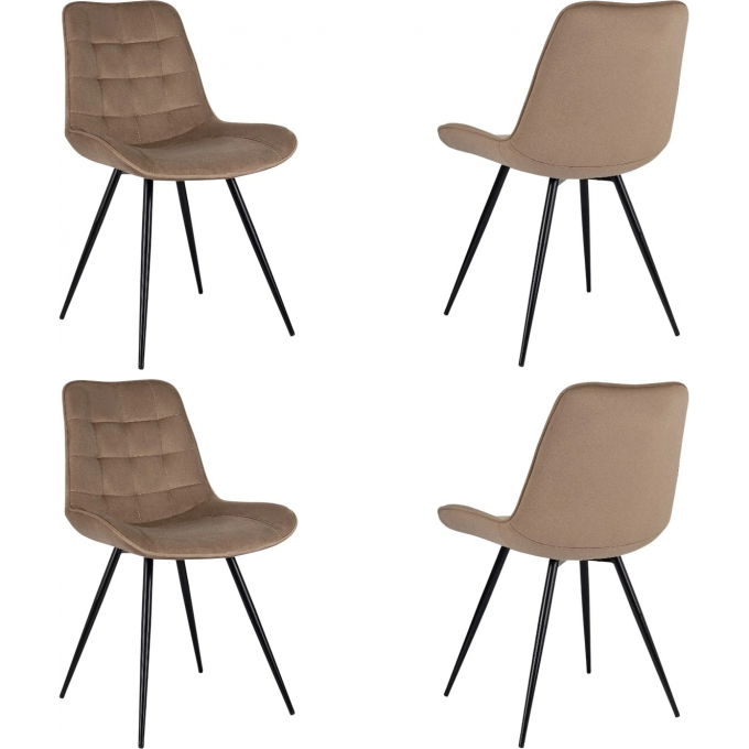 Стул для дома БЮРОКРАТ CH-K2 светло коричневый комплект 4шт CH-K2_1/HL65_4