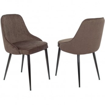 Стул для кухни БЮРОКРАТ KF-5_2 коричневый, комплект 2шт