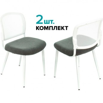 Стул для кухни БЮРОКРАТ KF-8W_2 серый, комплект 2шт Стул для кухни БЮРОКРАТ KF-8W_2 серый, комплект 2шт